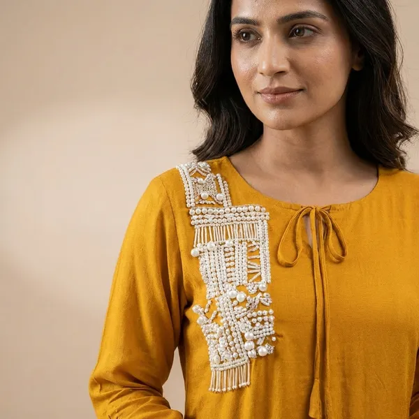 Mustard_Solid_Chinon_Code_Set_For_Women