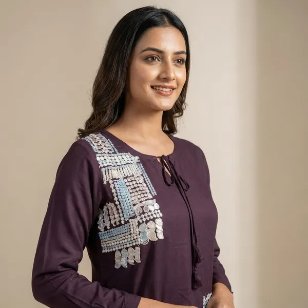 Wine_Solid_Chinon_Code_Set_For_Women