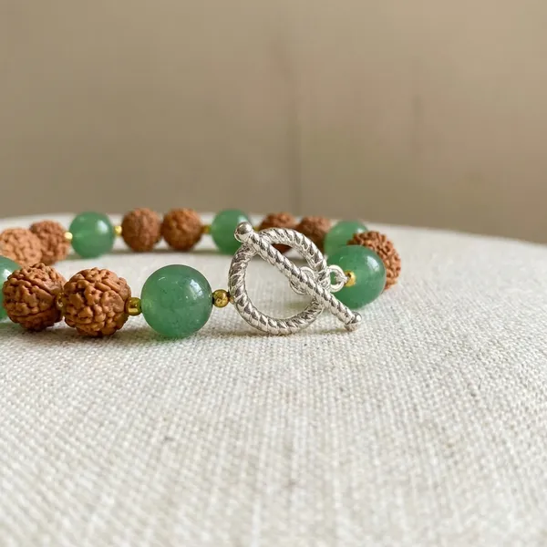 Green_&_Brown__Steady_Growth_Bracelet_For_Unisex