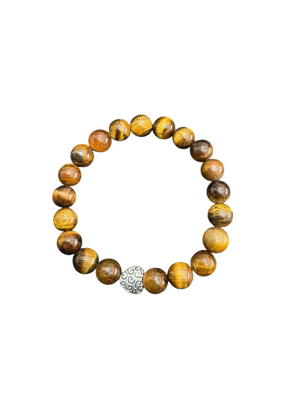 Golden_Brown_&_Silver_Premium_Courage_Core_Bracelet_For_Unisex