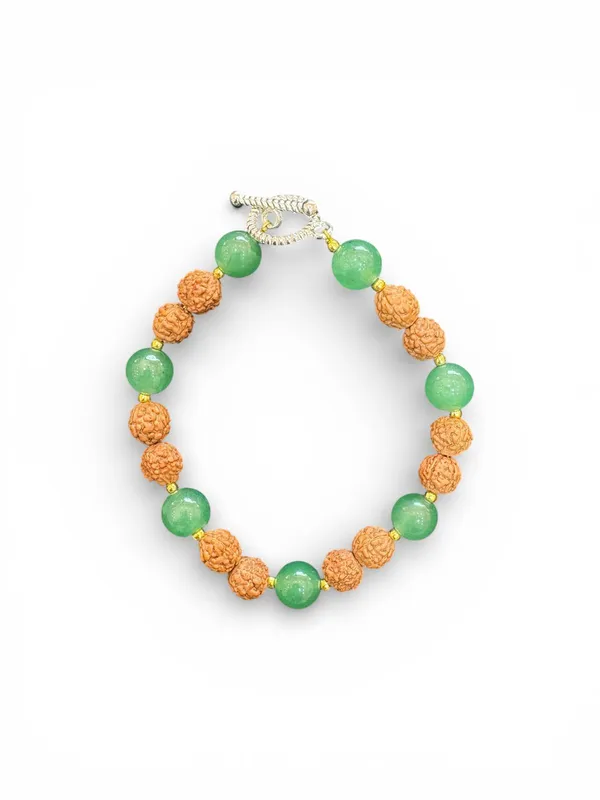 Green_&_Brown__Steady_Growth_Bracelet_For_Unisex