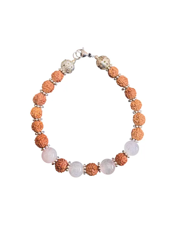 Brown_&_Soft_Pink_Gentle_Ground_Bracelet_For_Unisex