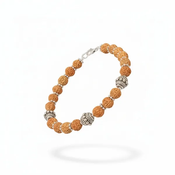 Brown_&_Silver_Premium_Veer_Rudra_Bracelet_For_Unisex
