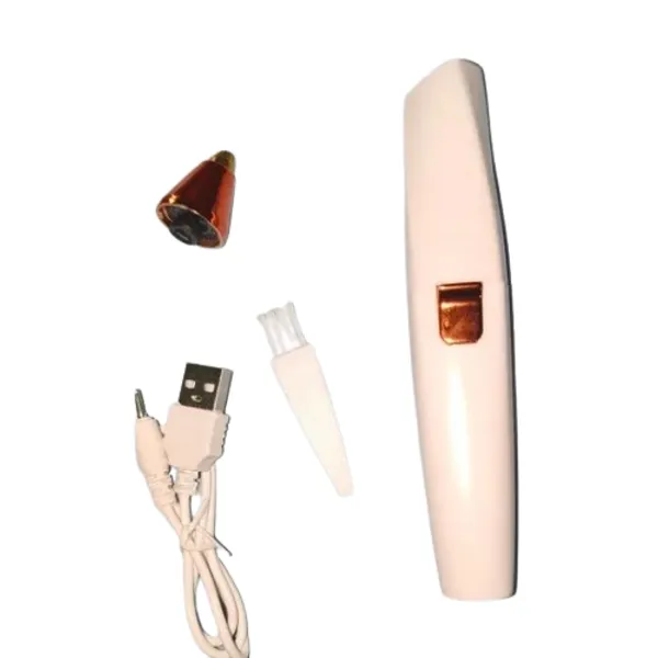 White_And_Pink__Eyebrow_Trimmer_For_Eyebrow_Shaping_And_Facial_Hair_Removal