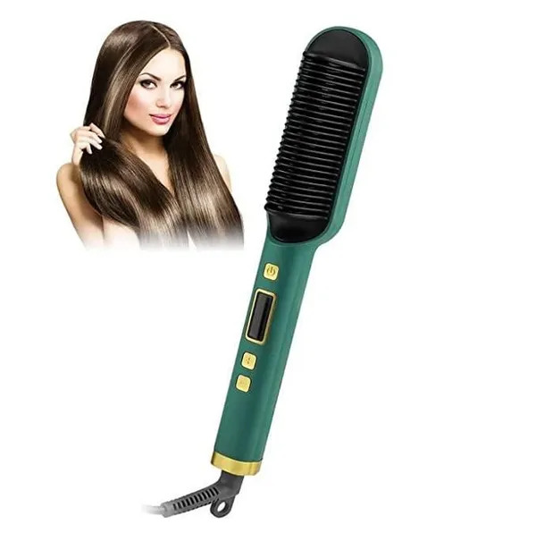 Deep_Green_Straightener_Comb_For_Straightening_And_Smoothing_Hair