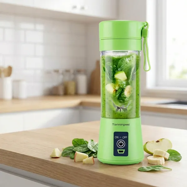 Green_Home_And_Kitchen_For_Making_Smoothies,_Fruit_Juices_And_Protein_Shakes