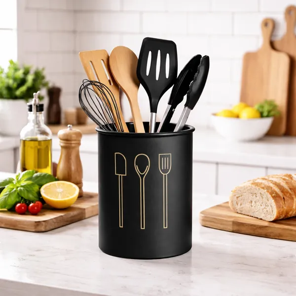 Black_Alloy_Steel_Spatula_&_Ladle_Stand_For_Kitchen