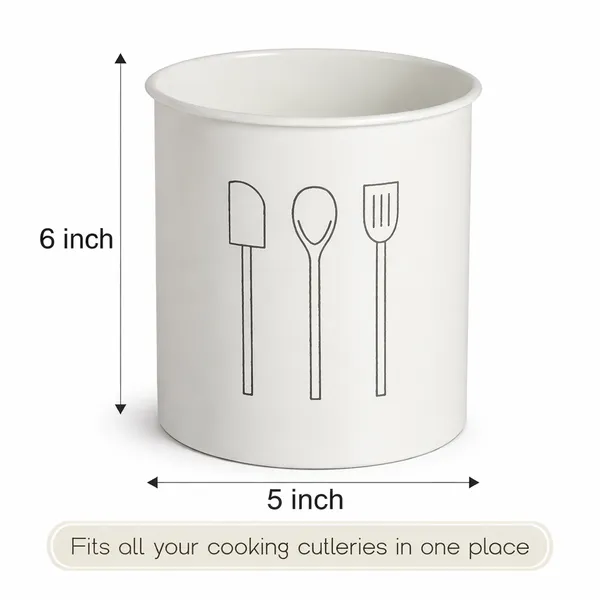 White_Alloy_Steel_Spatula_&_Ladle_Stand_For_Kitchen