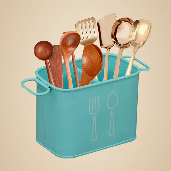 Aqua_Metal_Square_Spoon_&_Cutlery_Holder_With_Handle_For_Kitchen