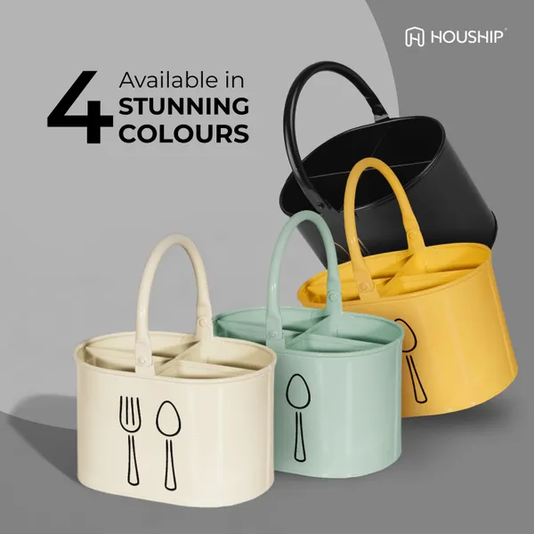 Yellow_Metal_Cutlery_&_Spoons_Holder_With_Handle_For_Kitchen