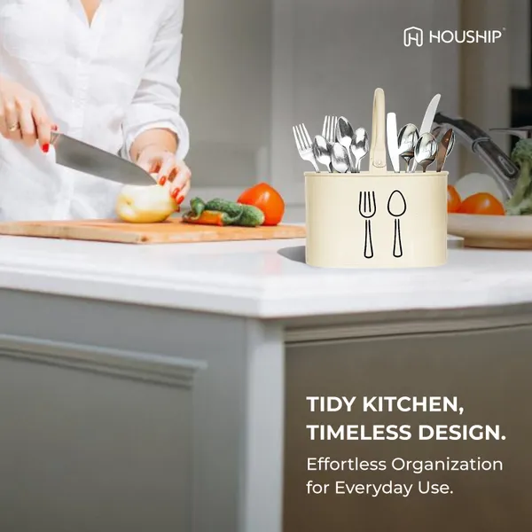 Yellow_Metal_Cutlery_&_Spoons_Holder_With_Handle_For_Kitchen