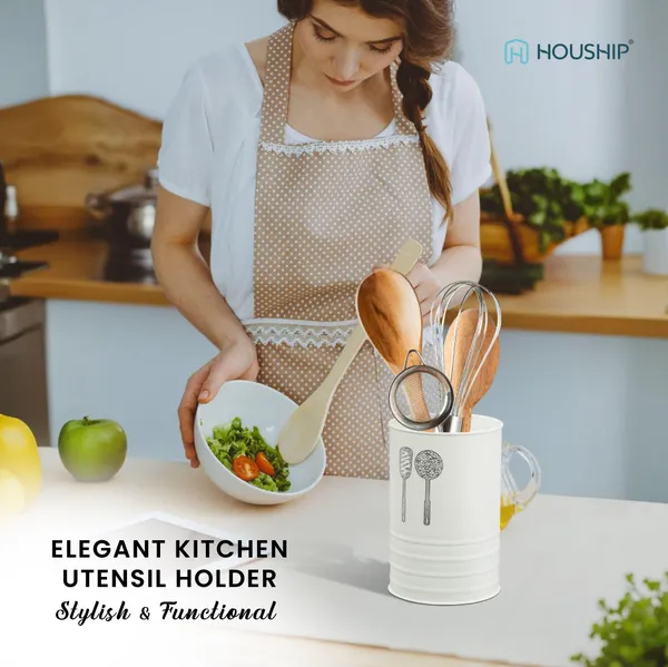 White_Metal_Kitchen_Spatula_&_Spoon_Holder_Stand_For_Kitchen_Counter