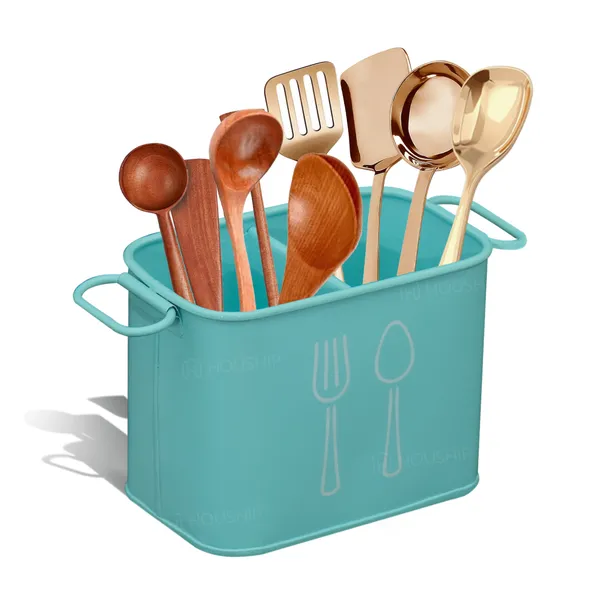 Aqua_Metal_Square_Spoon_&_Cutlery_Holder_With_Handle_For_Kitchen