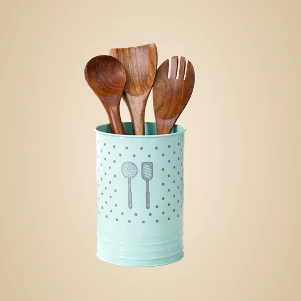Aqua_Metal_Ladle_&_Spatula_Holder_For_Kitchen