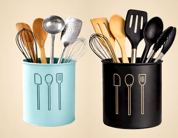 Black_And_Aqua_Alloy_Steel_Spatula_&_Ladle_Stand_For_Kitchen_(Pack_Of_2)