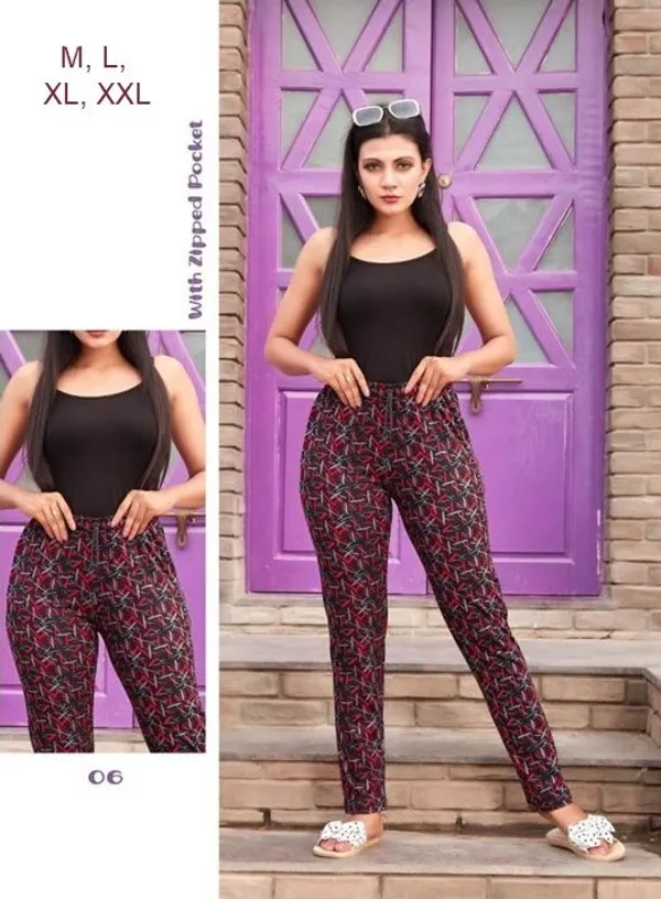 Lycra_Printed_Payjamas_-_Red_&_Black