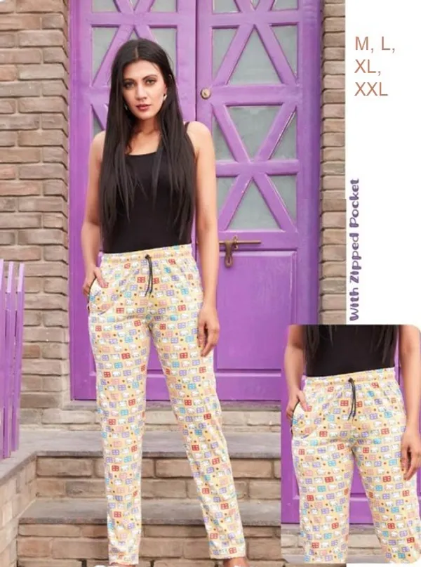 Lycra_Printed_Payjamas_-_Yellow
