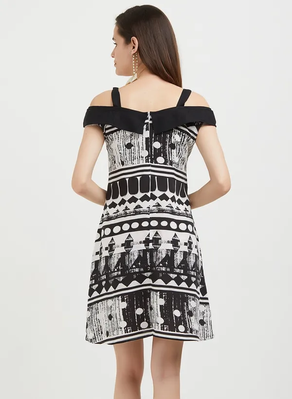 One_Piece_Short_Dress_-_Black_&_White