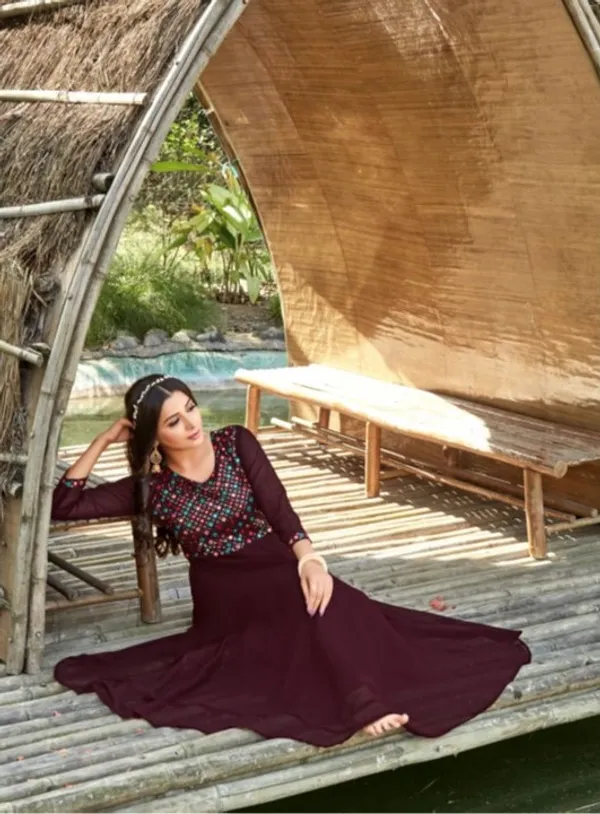 Georgette_Dress_with_Yok_Embroidery_&_mirror_work