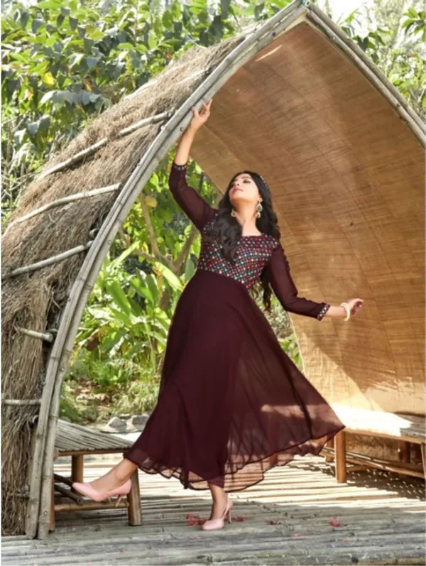 Georgette_Dress_with_Yok_Embroidery_&_mirror_work