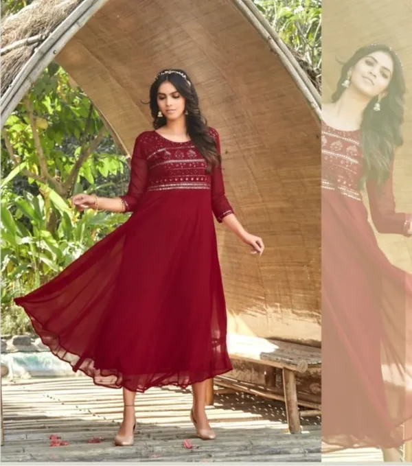 Georgette_Dress_with_Yok_Embroidery_&_mirror_work