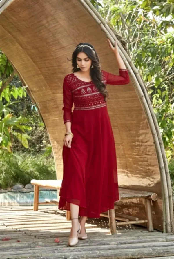Georgette_Dress_with_Yok_Embroidery_&_mirror_work