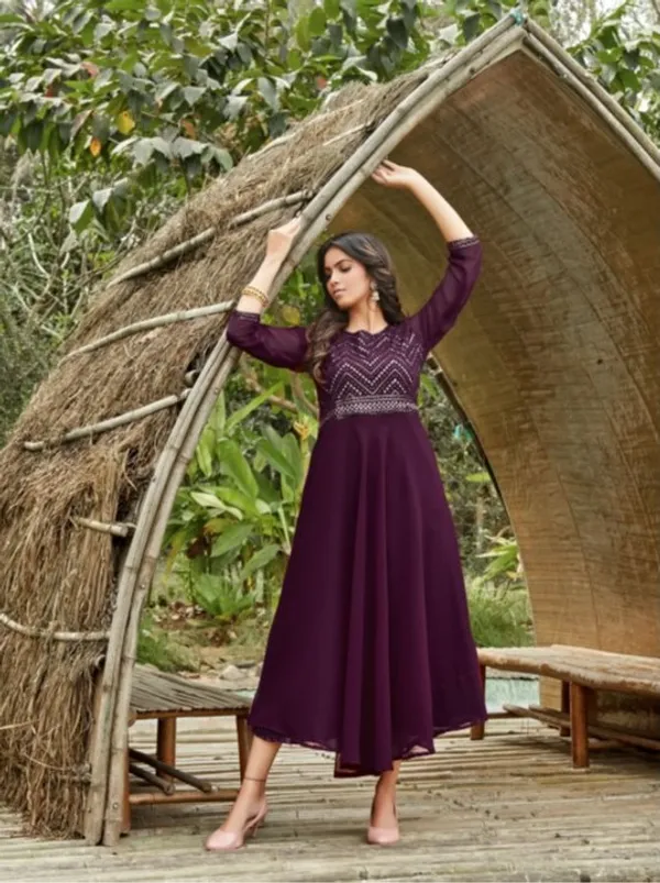Georgette_Dress_with_Yok_Embroidery_&_mirror_work