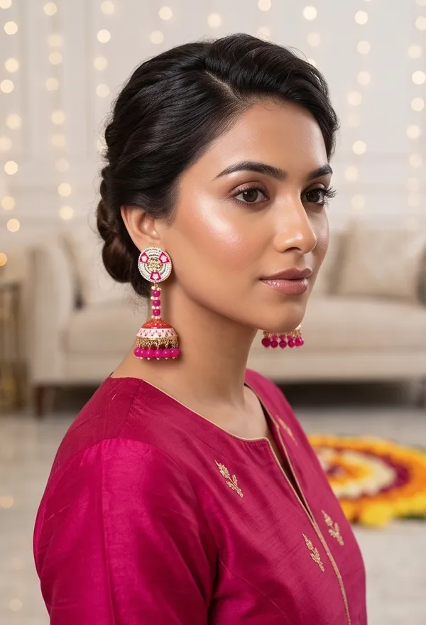 Color_Pearl_Dangle_with_Jhumka_Rani
