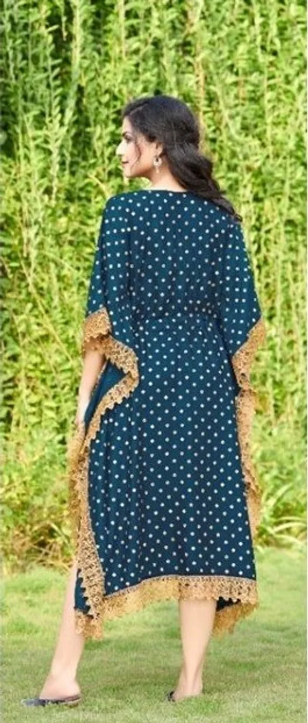 Printed_Cotton_With_Lace_Border_Kaftan_-_Navy_Blue