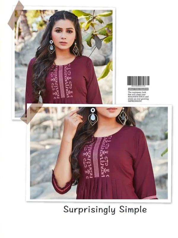 Plain_Yok_Embroidery_Top_-_Maroon