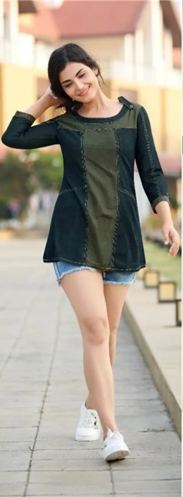 Denim_Tops_-_Miltary_Green