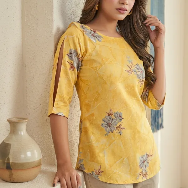 Lemon_Yellow_Rayon_Printed_Top