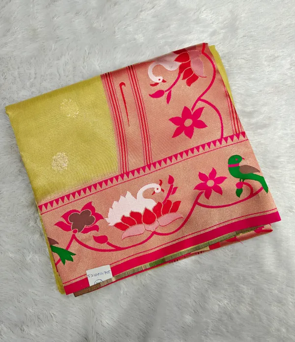 Yellow_Lotus_Paithani_Saree_For_Women