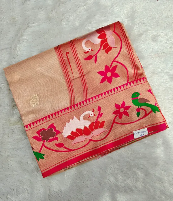 Red_Lotus_Paithani_Saree_For_Women