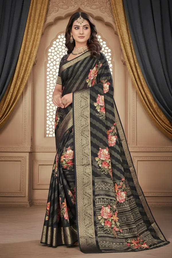 Midnight_Gulnaar_Silk_Saree_