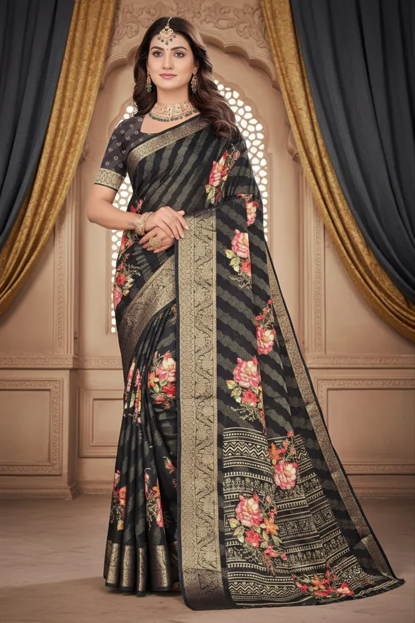 Midnight_Gulnaar_Silk_Saree_