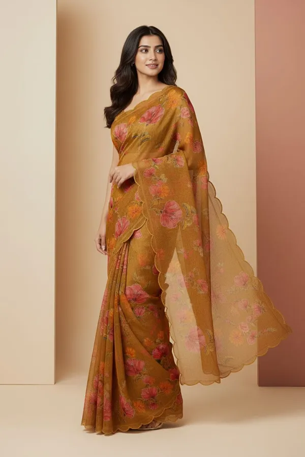 Mustard_Floral_Cotton_Nimjari_Saree_for_Women
