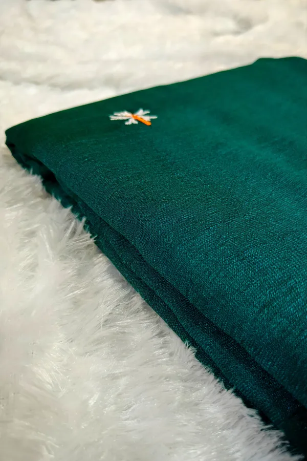 Peacock_Green_Prajakta_Floral_Saree_