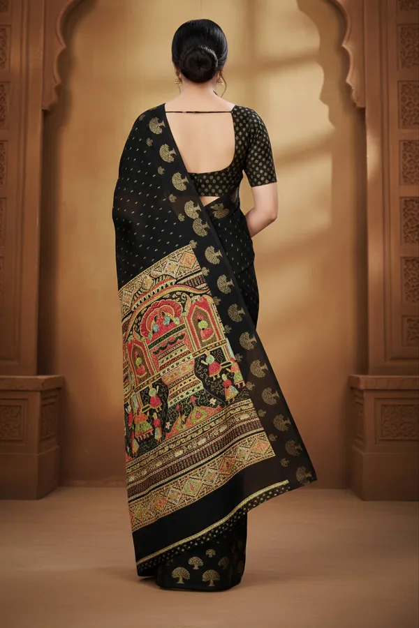 Royal_Gajraj_Black_Silk_Saree