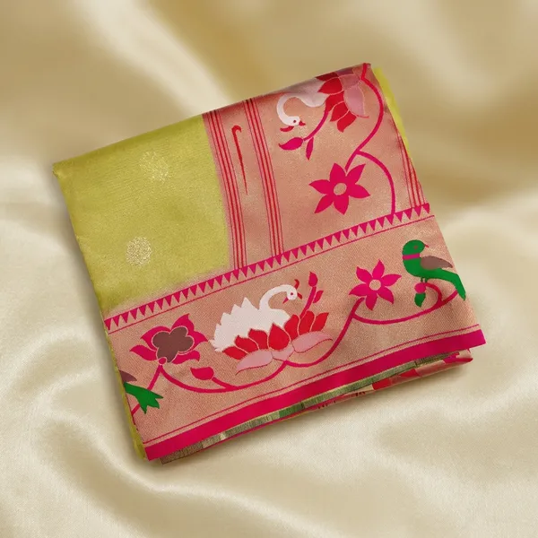 Yellow_Lotus_Paithani_Saree_For_Women