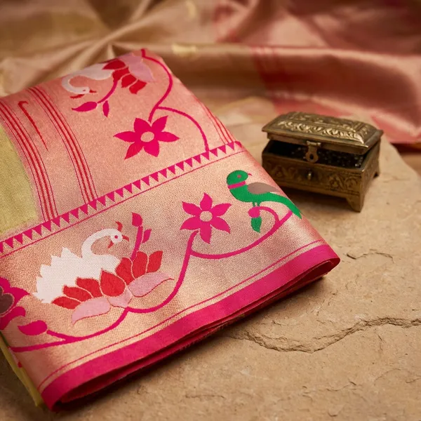 Yellow_Lotus_Paithani_Saree_For_Women