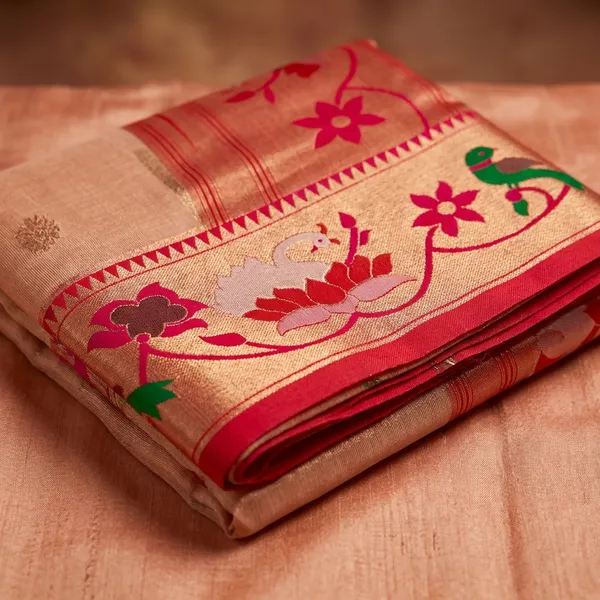 Red_Lotus_Paithani_Saree_For_Women
