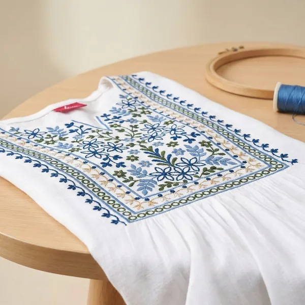 White_Cotton_Cotton_Branded_Short_Kurti_For_Women