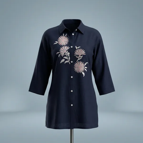 Black_Cotton_Branded_Short_Kurti_For_Women