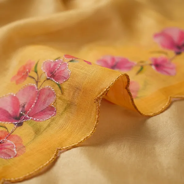 Yellow_Cotton_Nimjari_Cotton_Saree_For