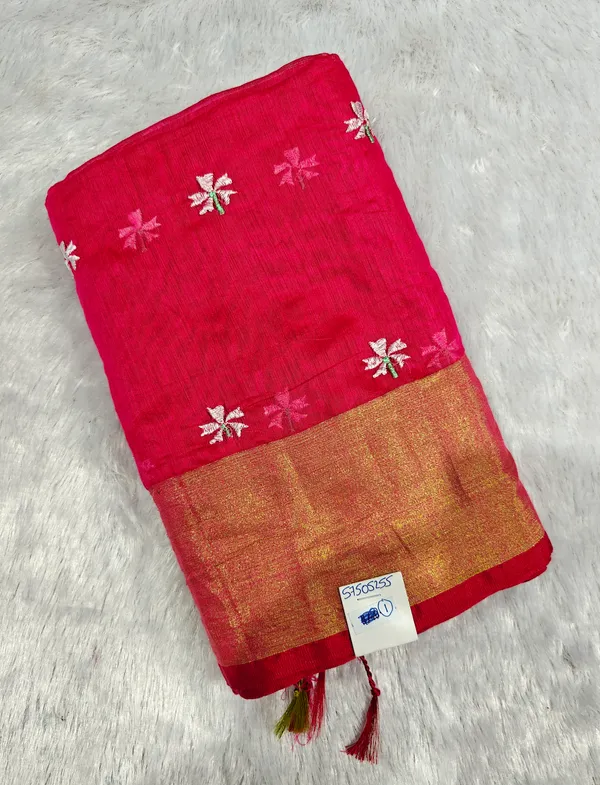 Red_Prajakta_Floral_Cotton_Saree_For_Women