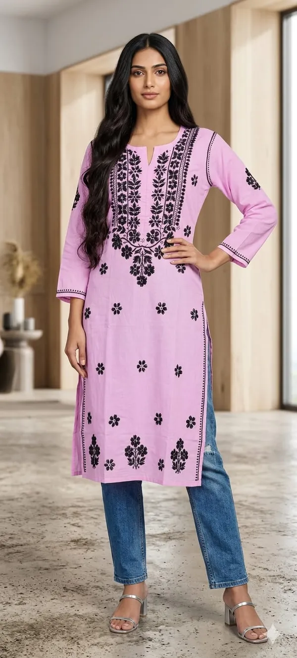 Beby_Pink_Lakhnavi_Kurti_