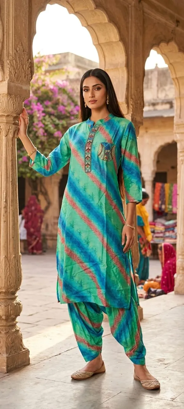 Green_Printed__Modal_Silk_
