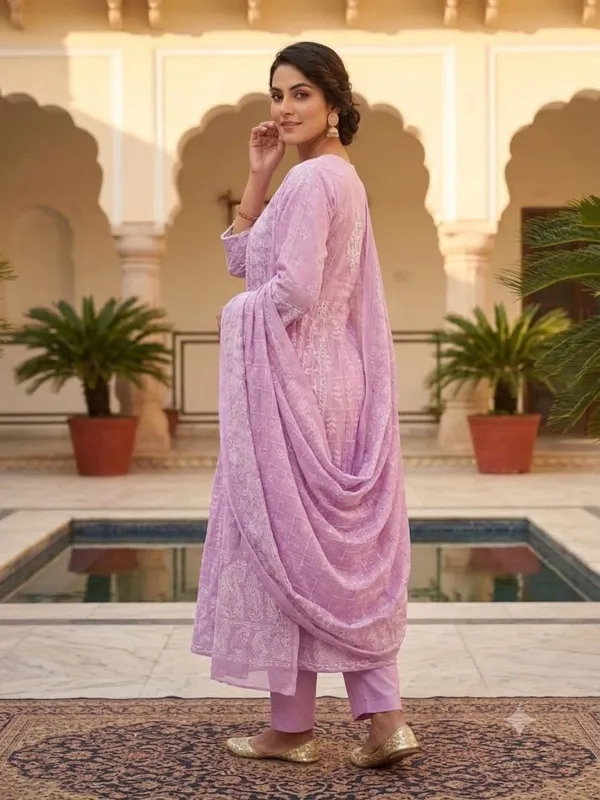 Lavender_Cotton_Kurta_Set_