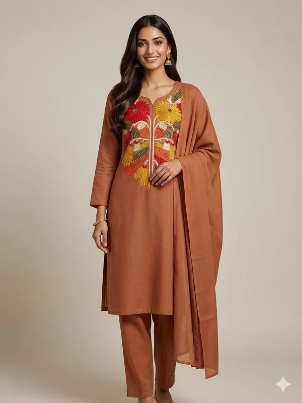 Light_Maroon_Cotton_Kurta_Set_